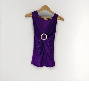 Krisp Women’s Size 8 Purple Sleeveless Blouse.